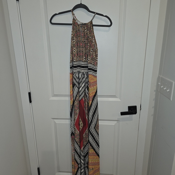 London Times Multicolor Geometric Maxi Dress - Picture 2 of 6